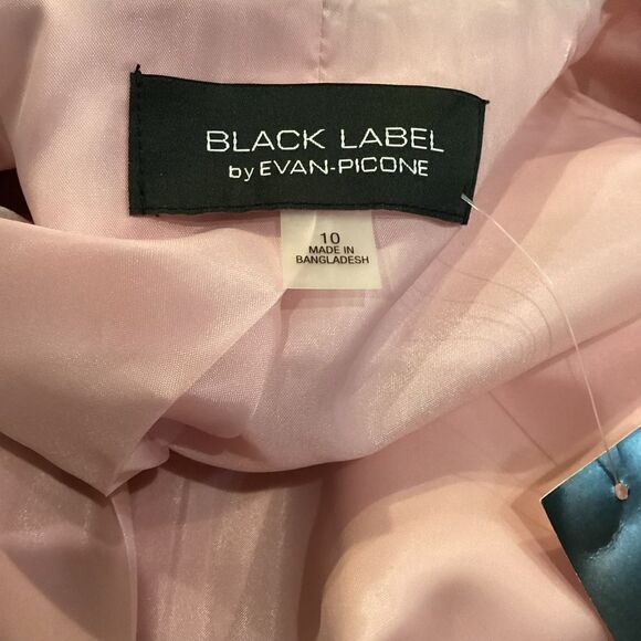 NWT Black Label by Evan-Picone Suit Jacket Size 10 Pink Green - Picture 7 of 10
